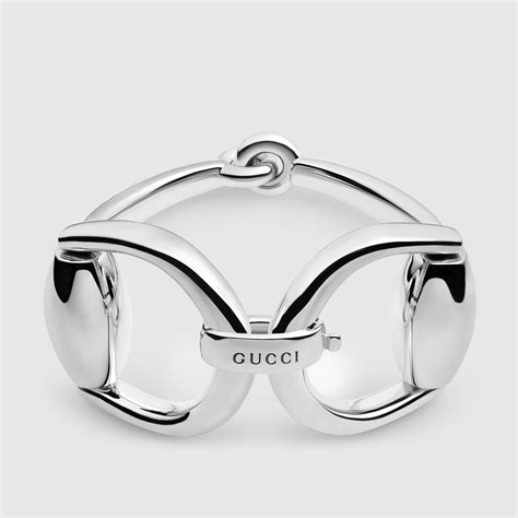 gucci silver horsebit jewelry|Gucci jewelry horsebit collection.